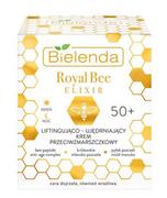 Kremy do twarzy - Bielenda Royal Bee Elixir liftingująco-ujędrniający krem przeciwzmarszczkowy 50+ 50ml - miniaturka - grafika 1