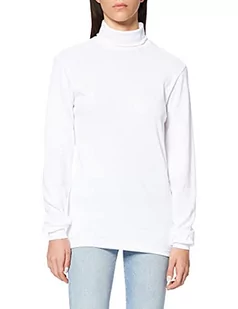 Trigema Damski sweter z golfem 585010, biały (biały 001), 44 (rozmiar producenta: L) - Swetry damskie - miniaturka - grafika 1