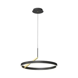 Malu lampa wisząca 1xLED/37W czarno-złota MD3689-1M-3BGT - Lampy sufitowe - miniaturka - grafika 1