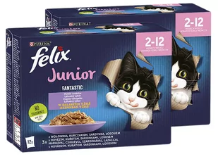 FELIX Fantastic Junior w galaretce;24x85g - Mokra karma dla kotów - miniaturka - grafika 1