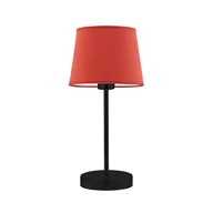 Lampy stojące - Lampka nocna LYSNE Siena, 60 W, E27, czerwona/czarna, 41,5x19,5 cm - miniaturka - grafika 1