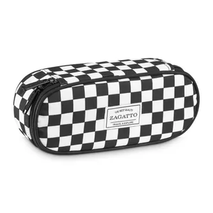 Zagatto, Piórnik szkolny młodzieżowy jednokomorowy w szachownice pojemny saszetka - Piórniki Zagatto, Piórnik szkolny młodzieżowy jednokomorowy w szachownice pojemny saszetka - Piórniki - miniaturka - grafika 1