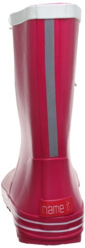NAME IT Dziewczęce kalosze Merry Kids Rubber Boots, Pink Raspberry Pantone, 34 EU