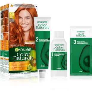 Garnier Color Naturals 7.40 Miedziany Blond - Farby do włosów i szampony koloryzujące - miniaturka - grafika 1