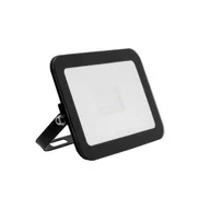 Lampy ogrodowe - Naświetlacz LED 20W 6000K 120lm/W IP65 Slim Szklany Czarny Radikal FloodSlim 2000 lm - miniaturka - grafika 1