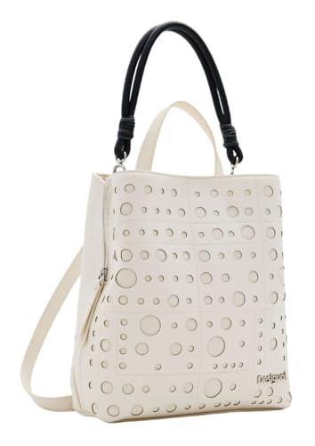 Desigual Women's Accessories PU plecak średni, biały, jeden rozmiar