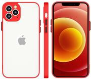 Etui i futerały do telefonów - Hurtel Milky Case silikonowe elastyczne półprzezroczyste etui do iPhone 11 Pro Max czerwony - miniaturka - grafika 1