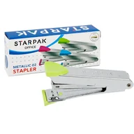 Zszywacze biurowe - Starpak Zszywacz Metallic - miniaturka - grafika 1