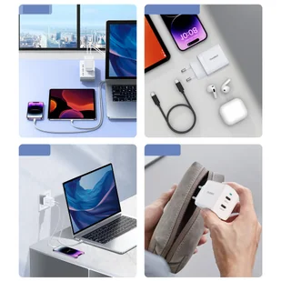 Choetech ładowarka sieciowa 2xUSB-C PD 40W biała (Q5006-EU) - Ładowarki do telefonów - miniaturka - grafika 7
