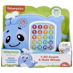 Fisher Price Linkimals Interaktywny Wieloryb - Zabawki interaktywne dla dzieci - miniaturka - grafika 1