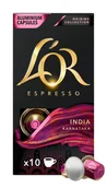 Kawa w kapsułkach i saszetkach - Kapsułki do Nespresso L'OR Espresso India Karnataka 10 szt. - miniaturka - grafika 1