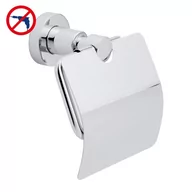 Stojaki i wieszaki na papier toaletowy - tesa TESA Loxx WC roztwór na papier toaletowy (wraz z pokrywką, chromowany, nierdzewny, w zestawie, wysoka siła przytrzymująca (do 6 kg), 135 MM X 140 MM X 80 MM) - miniaturka - grafika 1