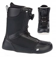 Buty snowboardowe - Buty snowboardowe Damskie Junior K2 Belief Boa black Czarny Roz. 7.5 (39) - miniaturka - grafika 1