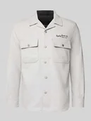 Kurtki męskie - Kurtka koszulowa o kroju regular fit z dodatkiem wełny lana - miniaturka - grafika 1