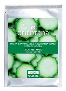 Orientana Maska z naturalnego jedwabiu na twarz luffa azjatycka 22ml - Maseczki do twarzy - miniaturka - grafika 1