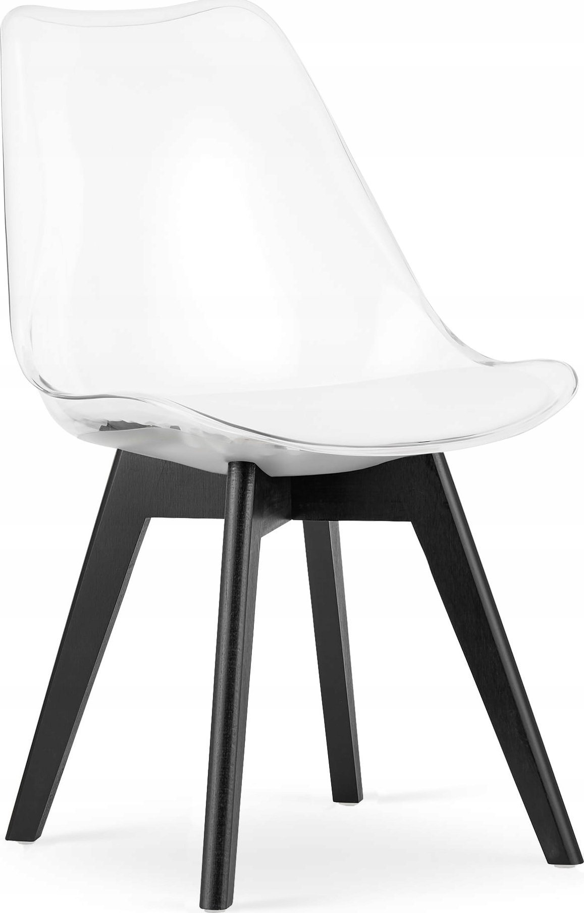 Leobert Krzesło MARK - przezroczyste / nogi czarne x 1
