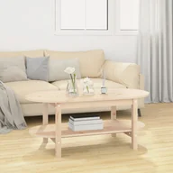 Ławy i stoliki kawowe - Stolik kawowy, 110x55x45 cm, lite drewno sosnowe Lumarko - miniaturka - grafika 1