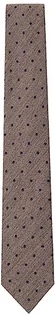 Krawaty i muchy męskie - Hackett London Męskie krawaty w kropki z mieszanki wełny, Brązowy (brązowy), Rozmiar uniwersalny - grafika 1