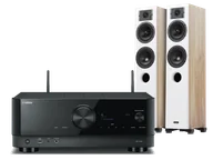 Zestawy stereo - Yamaha MusicCast RX-V4A (czarny) + Diva 5 (dąb) - miniaturka - grafika 1