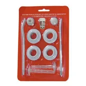 Akcesoria grzewcze - Zestaw do grzejnika aluminiowego 11 elementów 2 x HAK - miniaturka - grafika 1