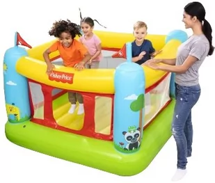 ZAMEK DMUCHANY 175cm TRAMPOLINA Plac Zabaw dmuchany do skakania dla dzieci Bestway FISHER PRICE - Place zabaw - miniaturka - grafika 1