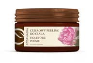 Peelingi do ciała - BOSPHAERA BOSPHAERA Cukrowy peeling do ciała Fioletowe peonie 200 g Do każdego rodzaju skóry - miniaturka - grafika 1