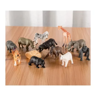 Zestaw Figurki Dzikie Zwierzęta 16 Szt. - Wersja 2 Lumarko! - Lalki dla dziewczynek - miniaturka - grafika 4