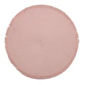 Obrusy i serwetki - Podkładka PALO Ø38 cm różowa - miniaturka - grafika 1