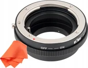 Tulejki, adaptery, redukcje do aparatów - JJC Adapter bagnetowy z Micro 4/3 na Sony/Minolta pierścień przysłony - miniaturka - grafika 1