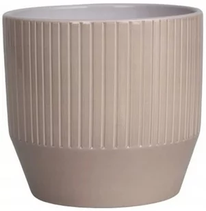 Osłonka ceramiczna 79 13 cm szary lazur - Donice - miniaturka - grafika 1