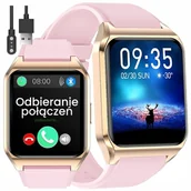 Smartwatch - SMARTWATCH DAMSKI ZEGAREK +GRAWER ROZMOWY TERMOMETR MENU POLSKIE - miniaturka - grafika 1