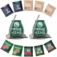 Yerba Mate - ZESTAW dla Dwojga Yerba Mate Tykwa Bombilla 10x50g - miniaturka - grafika 1