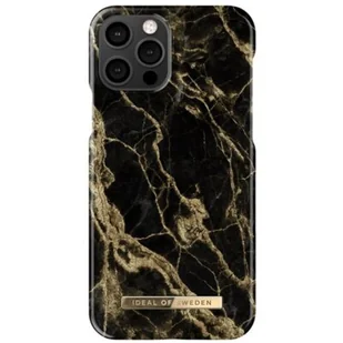 Ideal of Sweden Etui Fashion Case do Apple iPhone 12/12 Pro Golden Smoke Marble IEOID61GSM - Etui i futerały do telefonów - miniaturka - grafika 1