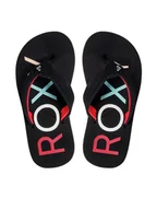 Buty dla dziewczynek - Roxy Japonki ARGL100281 Czarny - miniaturka - grafika 1