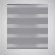 Rolety - vidaXL vidaXL Roleta Zebra 100 x 175 cm Szara - miniaturka - grafika 1