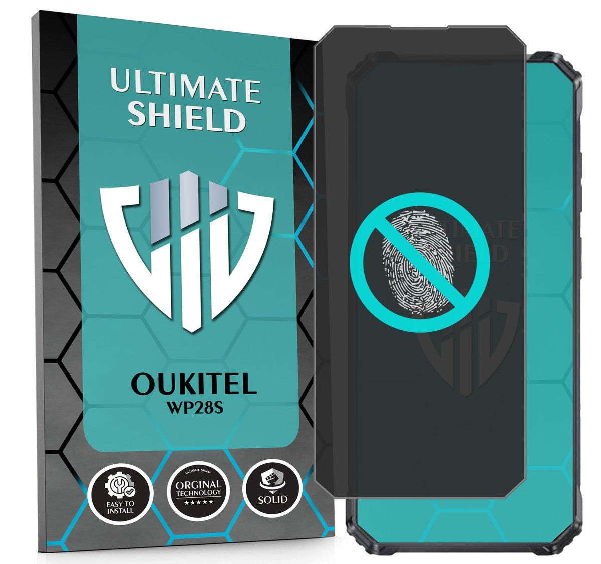 NAJLEPSZE SZKŁO 5D PEŁNE DO OUKITEL WP28S SZKIEŁKO NIETŁUKĄCE ORYGINAŁ