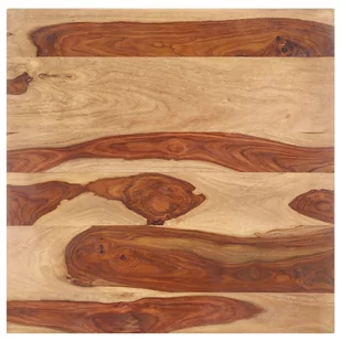 vidaXL Blat stołu, lite drewno sheesham, 15-16 mm, 60x60 cm vidaXL - Blaty meblowe i parapety okienne - miniaturka - grafika 1