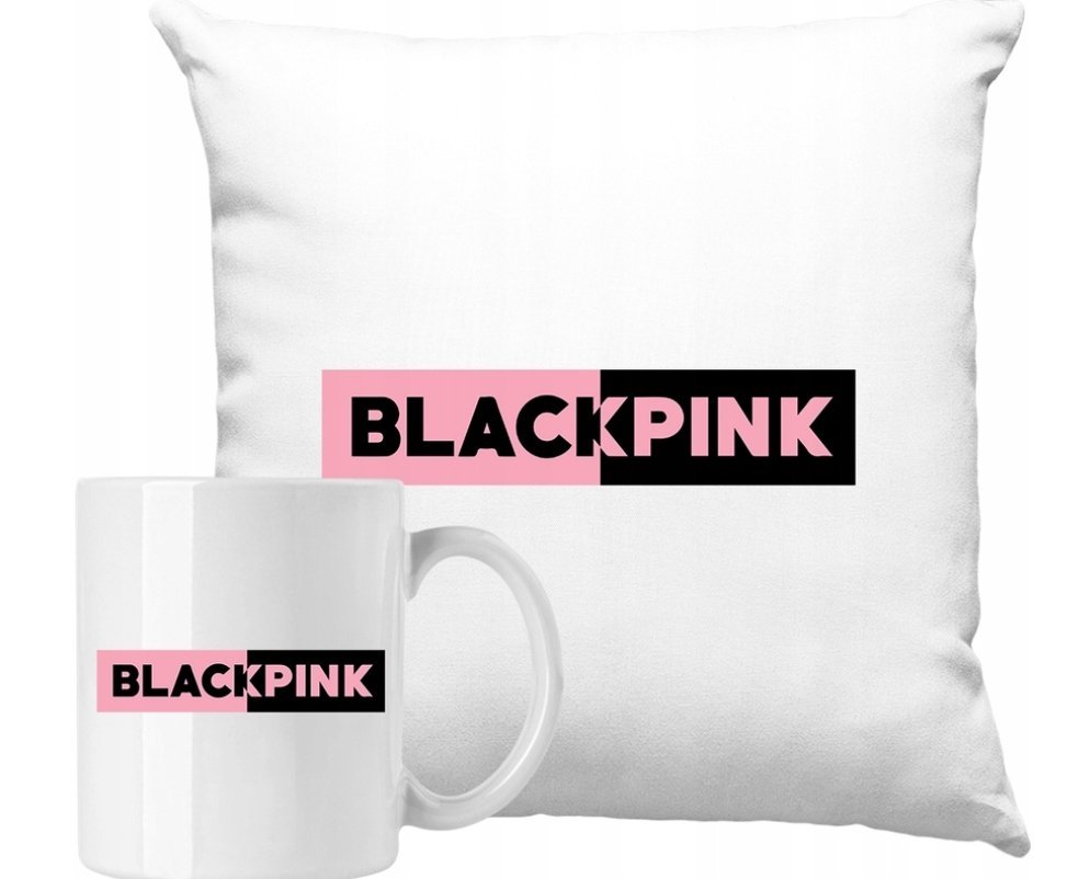 ZESTAW PODUSZKA + KUBEK BLACKPINK Pomysł Na Prezent +IMIĘ #2