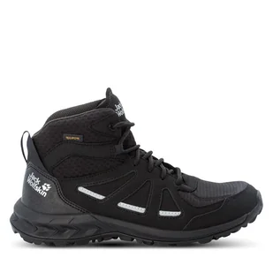 Trekkingi Jack Wolfskin Woodland 2 Texapore Mid W 4051331 Szary - Buty trekkingowe damskie - miniaturka - grafika 1