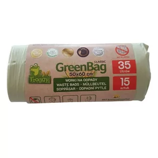 Green Tree Worki 35L biodegradowalne rolka 15szt - Worki na śmieci - miniaturka - grafika 3