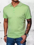 Koszulki męskie - Koszulka polo męska zielona Dstreet PX0554-XXL - miniaturka - grafika 1