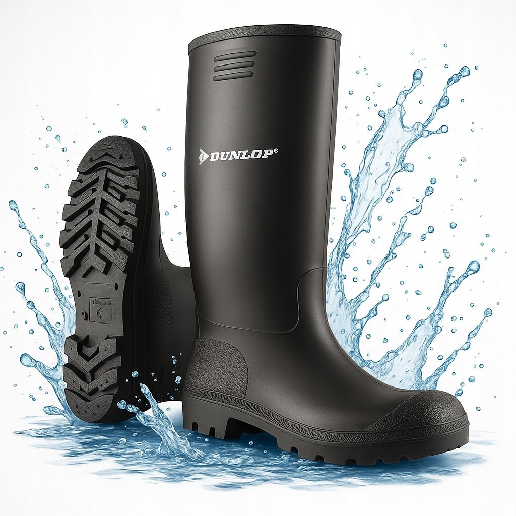 KALOSZE męskie WYSOKIE buty WĘDKARSKIE oryginalne GUMOWCE gumiaki LEKKIE 45