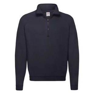 Bluza męska Zip Neck Classic Fruit of the Loom - Ciemnogranatowy XL - Bluzy męskie - miniaturka - grafika 1