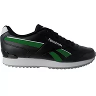 Trampki męskie - Reebok Męskie trampki Royal Glide Ripple Clip, Core Black Ftwr White Glen Green, 40.5 EU - miniaturka - grafika 1