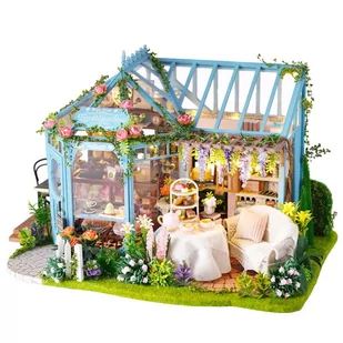 Miniaturowy domek - Różana herbaciarnia / HABARRI - Dekoratorstwo - miniaturka - grafika 1