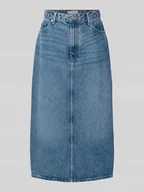 Spódnice - Spódnica jeansowa o kroju straight fit z lyocellu model ‘LANA’ - miniaturka - grafika 1
