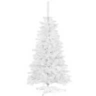 Choinki - Choinka sztuczna premium 180 cm biała jodła jak żywa, nowoczesna, ze stojakiem - miniaturka - grafika 1