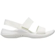 Sandały damskie - Sandały damskie Crocs Literide 360 białe 206711 1CN-34/35 - miniaturka - grafika 1