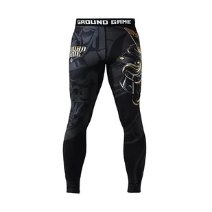 Legginsy do MMA męskie Ground Game Oni Samurai - Legginsy - miniaturka - grafika 1