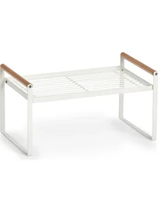 Zeller Regał uniwersalny w kolorze białym - 34,5 x 18 x 21 cm - Pozostałe akcesoria kuchenne - miniaturka - grafika 1